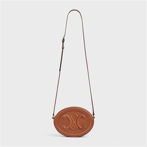 Women's Oval Bag Cuir Triomphe In Smooth Calfskin 